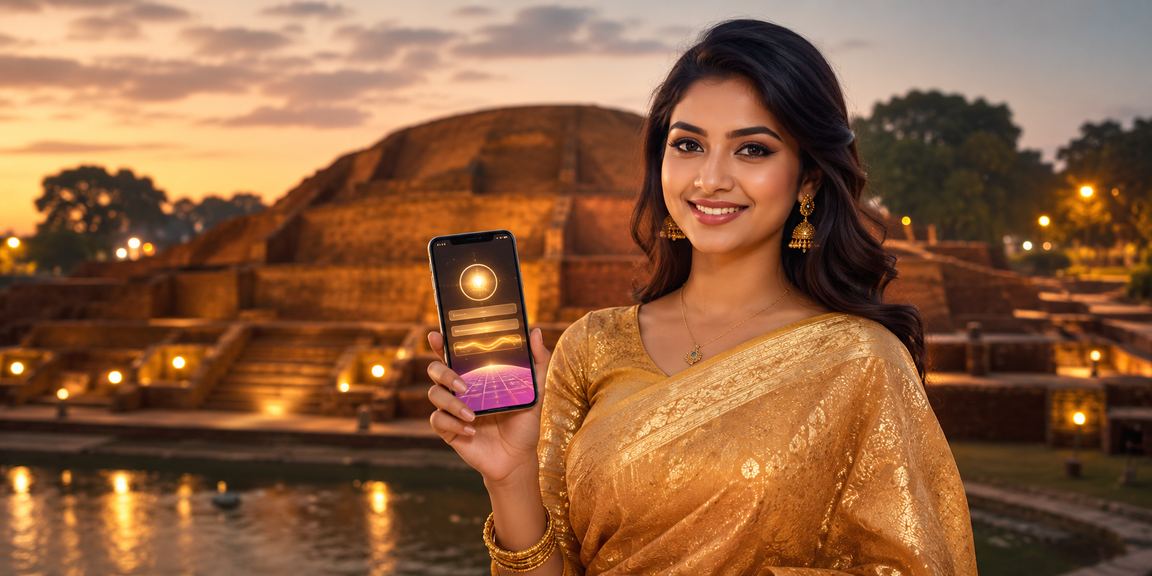 বগুড়ায় bd999 লটারি গেম উপভোগ করছেন একজন নারী